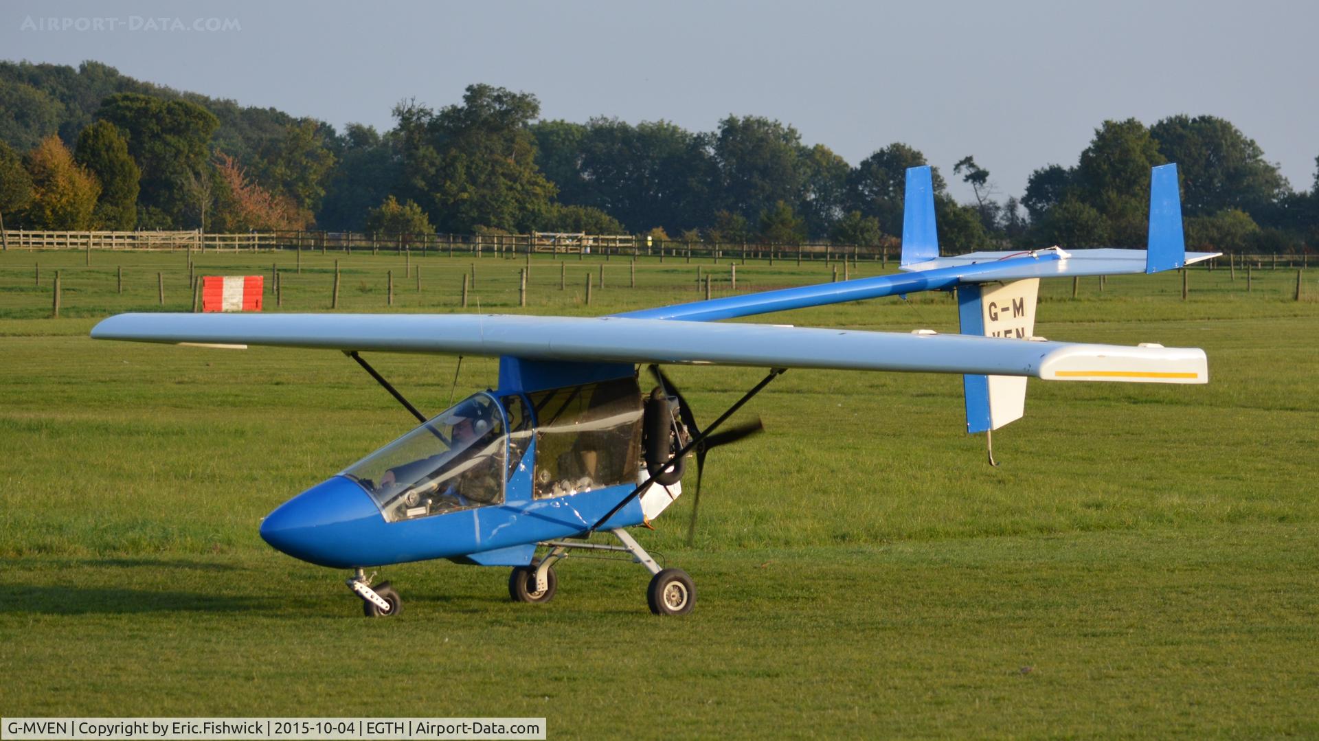 G-MVEN, 1989 CFM Shadow Series DD C/N K047, 3. G-MVEN preparing to depart The Shuttleworth 'Uncovered' Airshow (Finale,) Oct. 2015.