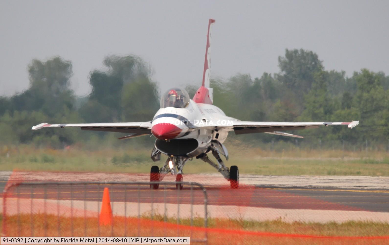 91-0392, 1993 General Dynamics F-16C Fighting Falcon C/N CC-90, F-16C
