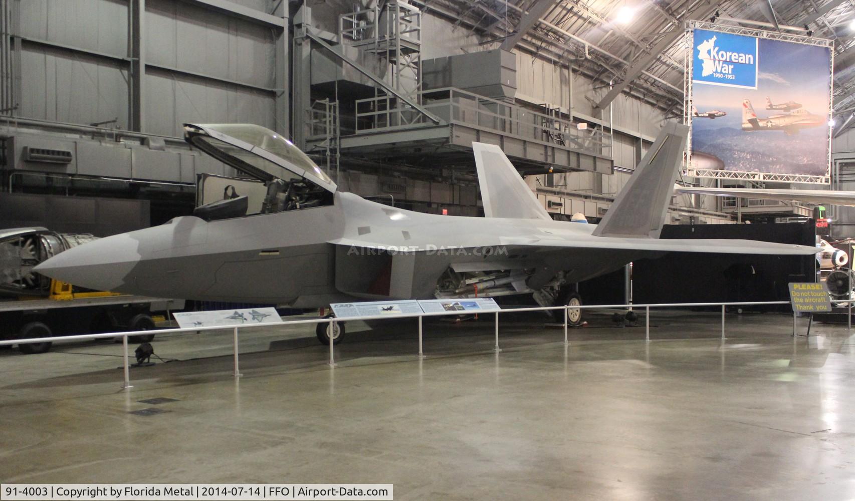 91-4003, 1992 Lockheed Martin F-22A Raptor C/N 4003, F-22A