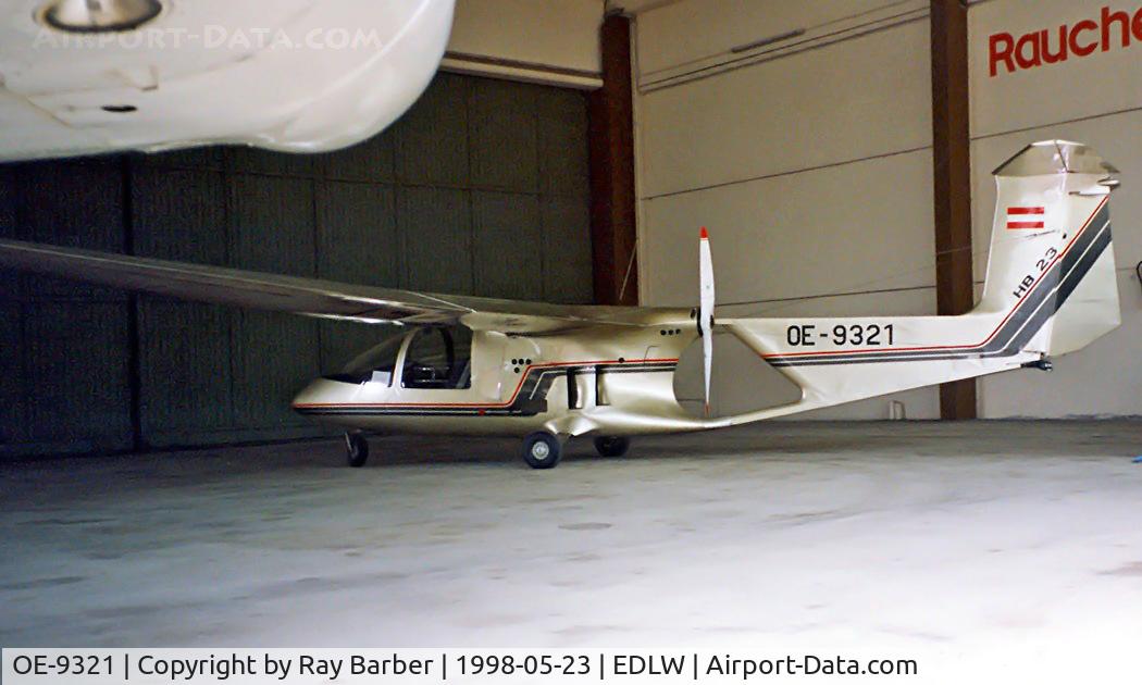 OE-9321, Brditschka HB-23/2400 SP Hobbyliner C/N 23041, Brditschka HB-23/2400SP Hobbyliner [23041] Dortmund~D 23/05/1998