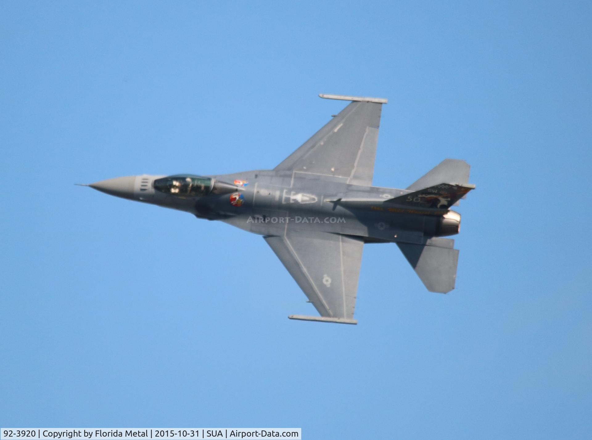 92-3920, Lockheed F-16C Fighting Falcon C/N CC-162, F-16C