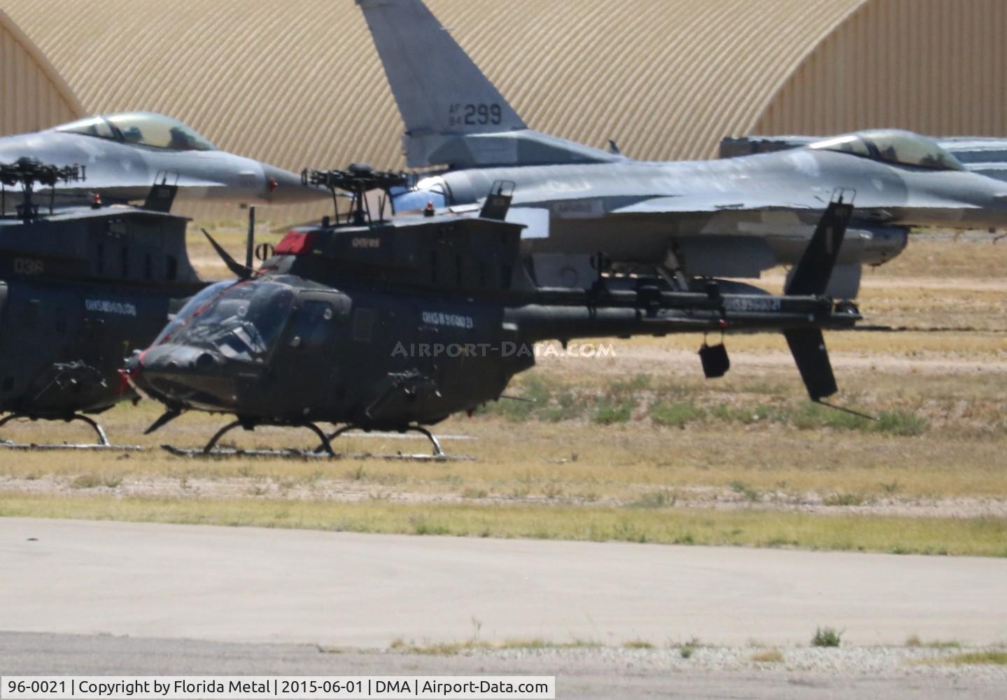 96-0021, 1996 Bell OH-58D(R) Kiowa Warrior C/N 48629, OH-58D