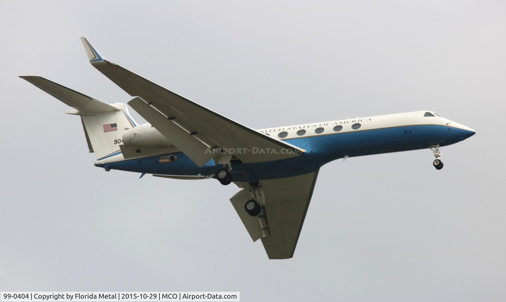 99-0404, 1999 Gulfstream Aerospace C-37A (Gulfstream V) C/N 590, C-37A