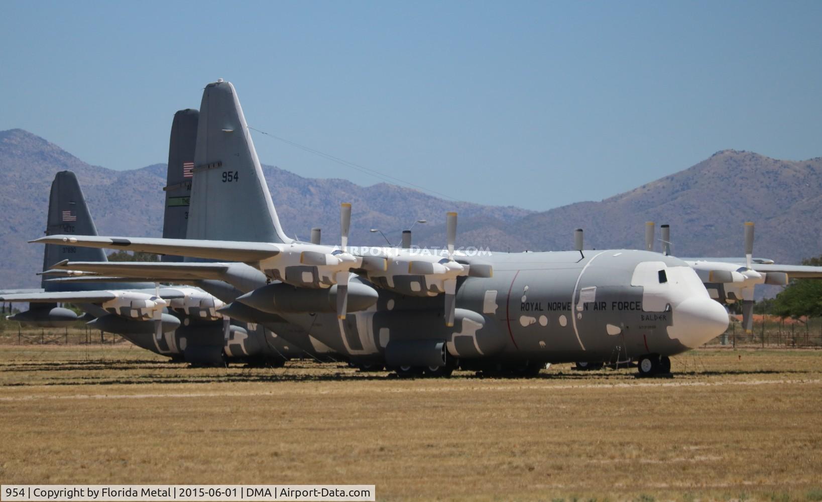 954, 1969 Lockheed C-130H Hercules C/N 382-4336, Royal Norwegian Air Force