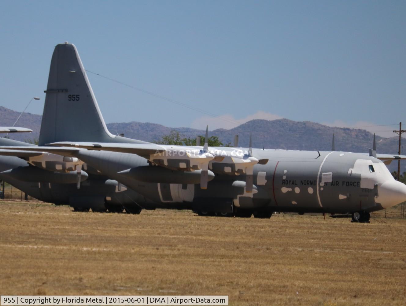 955, 1969 Lockheed C-130H Hercules C/N 382-4337, Royal Norwegian Air Force