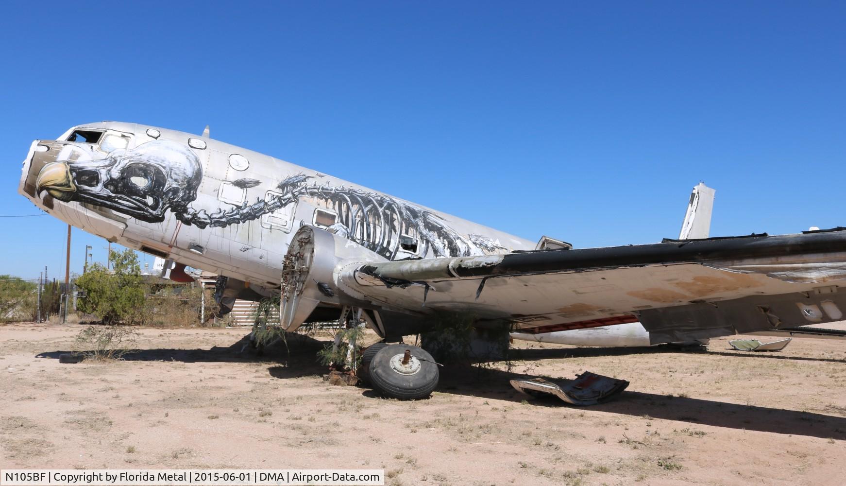 N105BF, Douglas C-117D C/N 12441, C-117D with artwork