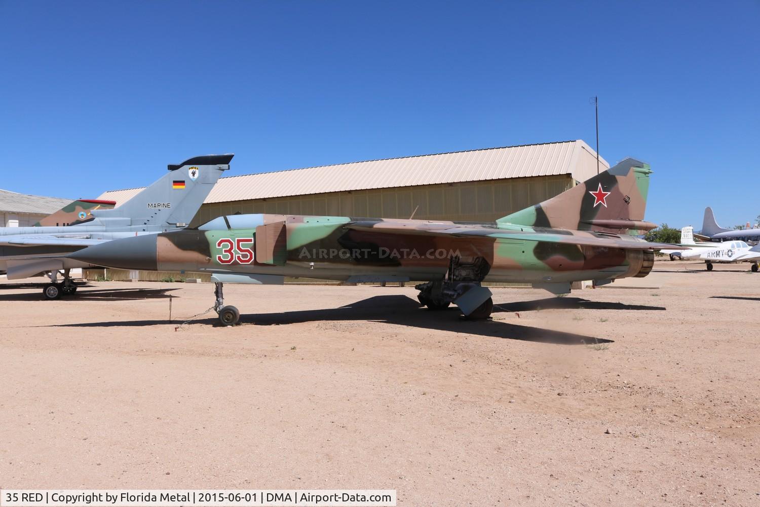 35 RED, Mikoyan-Gurevich MiG-23MLD C/N 0390320549, Mig-23