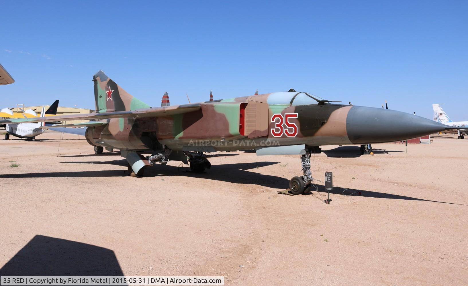 35 RED, Mikoyan-Gurevich MiG-23MLD C/N 0390320549, Mig 23
