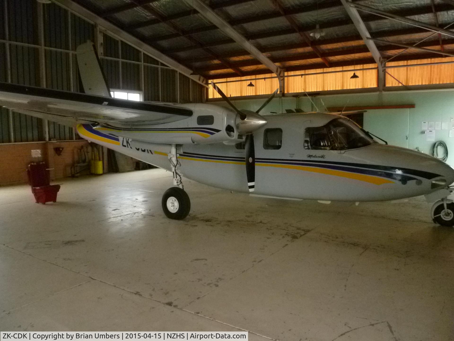 ZK-CDK, Aero Commander 680-F C/N 680-F-1289-132, ZK-CDK in its Hangar where its been housed for the last 53 years