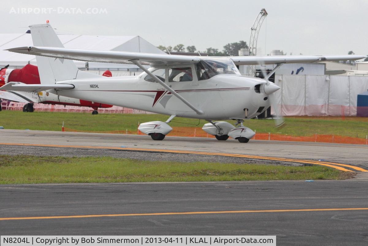 N8204L, 1967 Cessna 172H C/N 17256404, Arriving at Lakeland, FL - Sun N Fun 2013