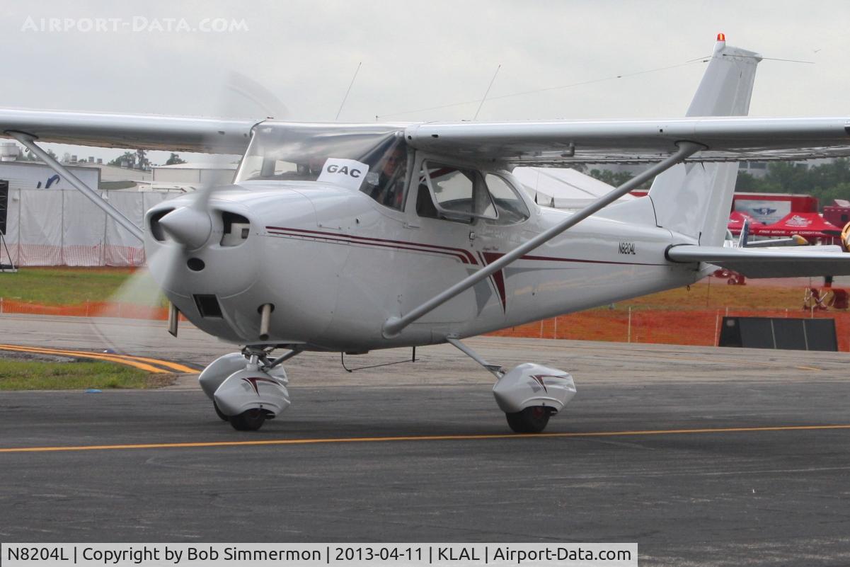 N8204L, 1967 Cessna 172H C/N 17256404, Arriving at Lakeland, FL - Sun N Fun 2013