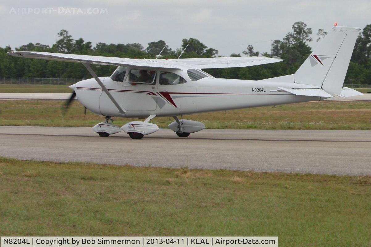 N8204L, 1967 Cessna 172H C/N 17256404, Arriving at Lakeland, FL - Sun N Fun 2013