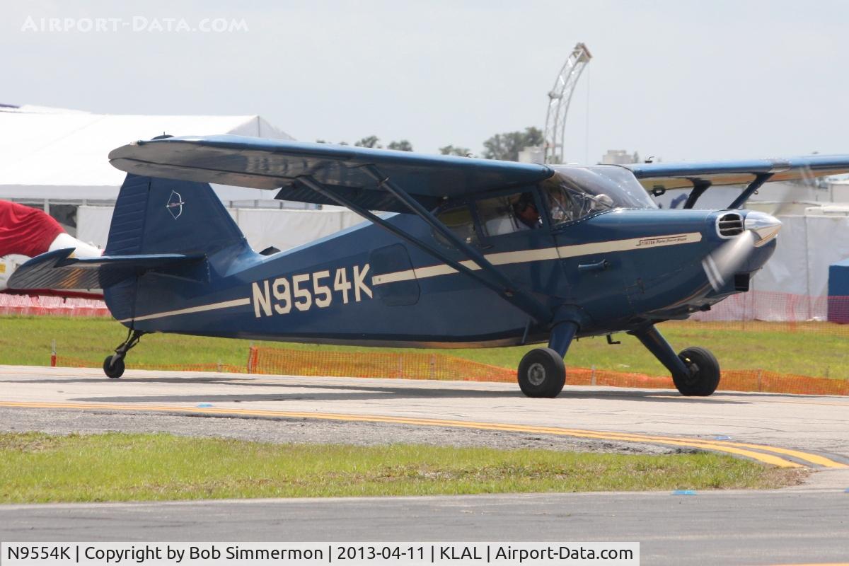 N9554K, Stinson 108-2 Voyager C/N 108-2554, Sun N Fun 2013