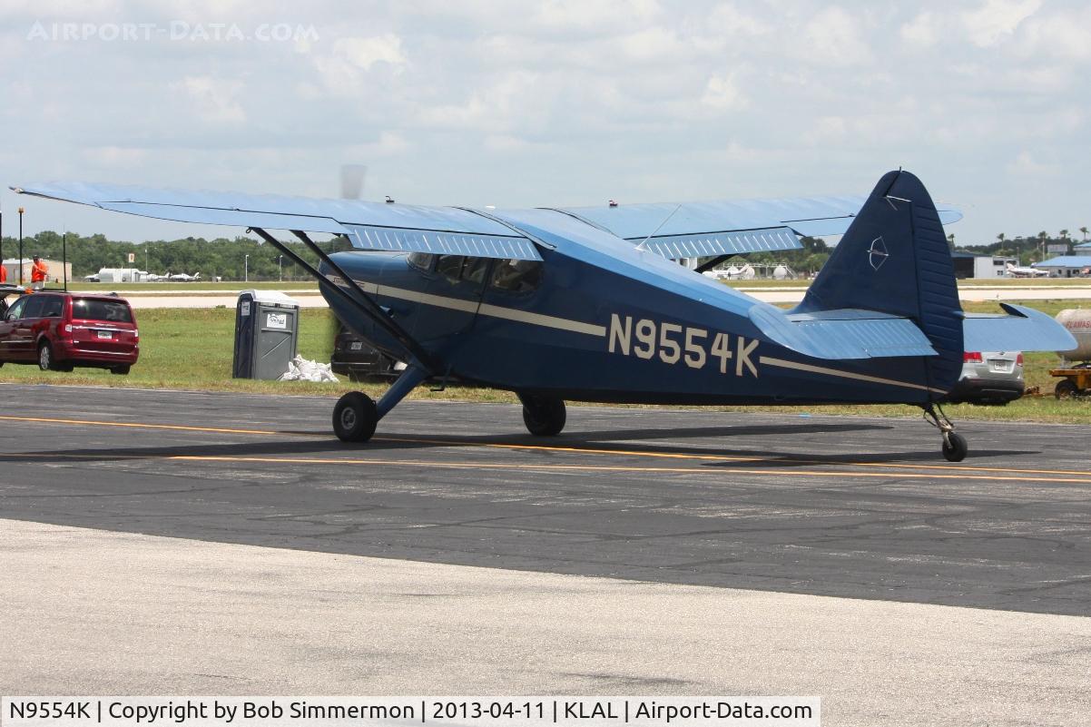 N9554K, Stinson 108-2 Voyager C/N 108-2554, Sun N Fun 2013