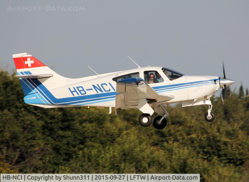 HB-NCI, 1977 Rockwell Commander 114 C/N 14208, Exhibited during FNI Airshow 2015