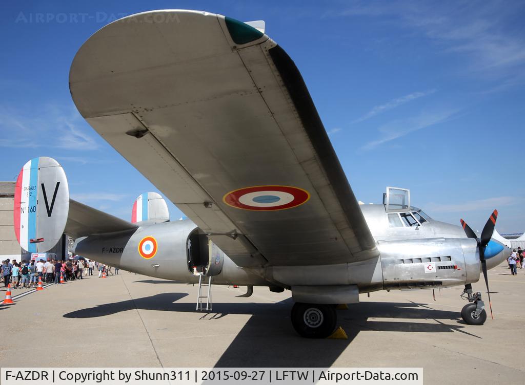 F-AZDR, Dassault MD-312 Flamant C/N 160, Exhibited during FNI Airshow 2015