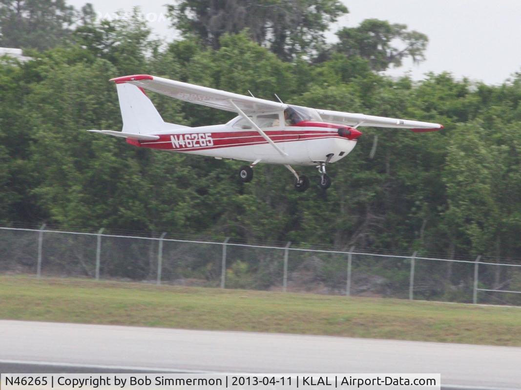 N46265, 1968 Cessna 172I C/N 17257146, Arriving at Lakeland, FL during Sun N Fun 2013