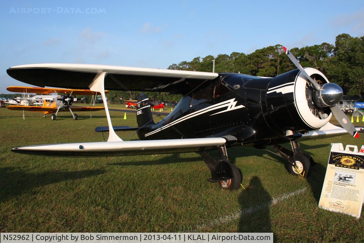 N52962, 1944 Beech D17S Staggerwing C/N 6880, Sun N Fun 2013