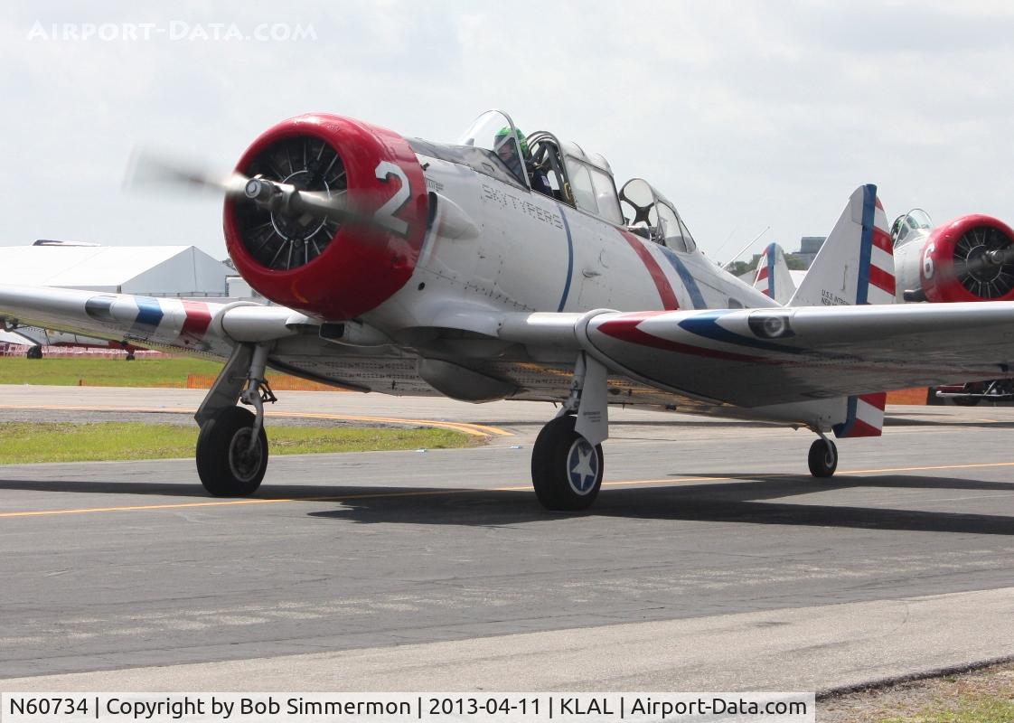 N60734, 1940 North American SNJ-2 Texan C/N 2032, Sun N Fun 2013