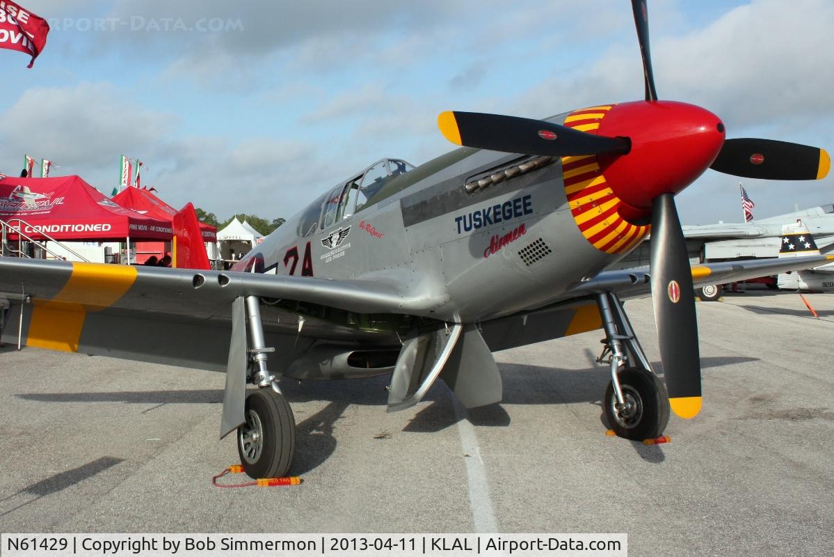 N61429, 1942 North American P-51C Mustang C/N 103-26199, Sun N Fun 2013