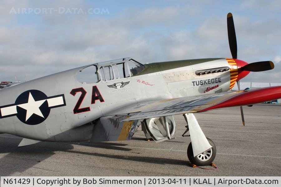 N61429, 1942 North American P-51C Mustang C/N 103-26199, Sun N Fun 2013