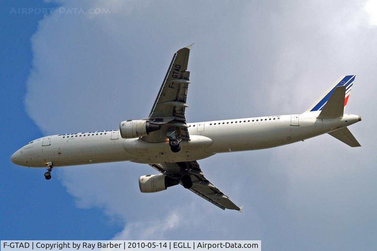 F-GTAD, 1998 Airbus A321-211 C/N 0777, Airbus A321-211 [0777] (Air France) Home~G 14/05/2010. On approach 27R.