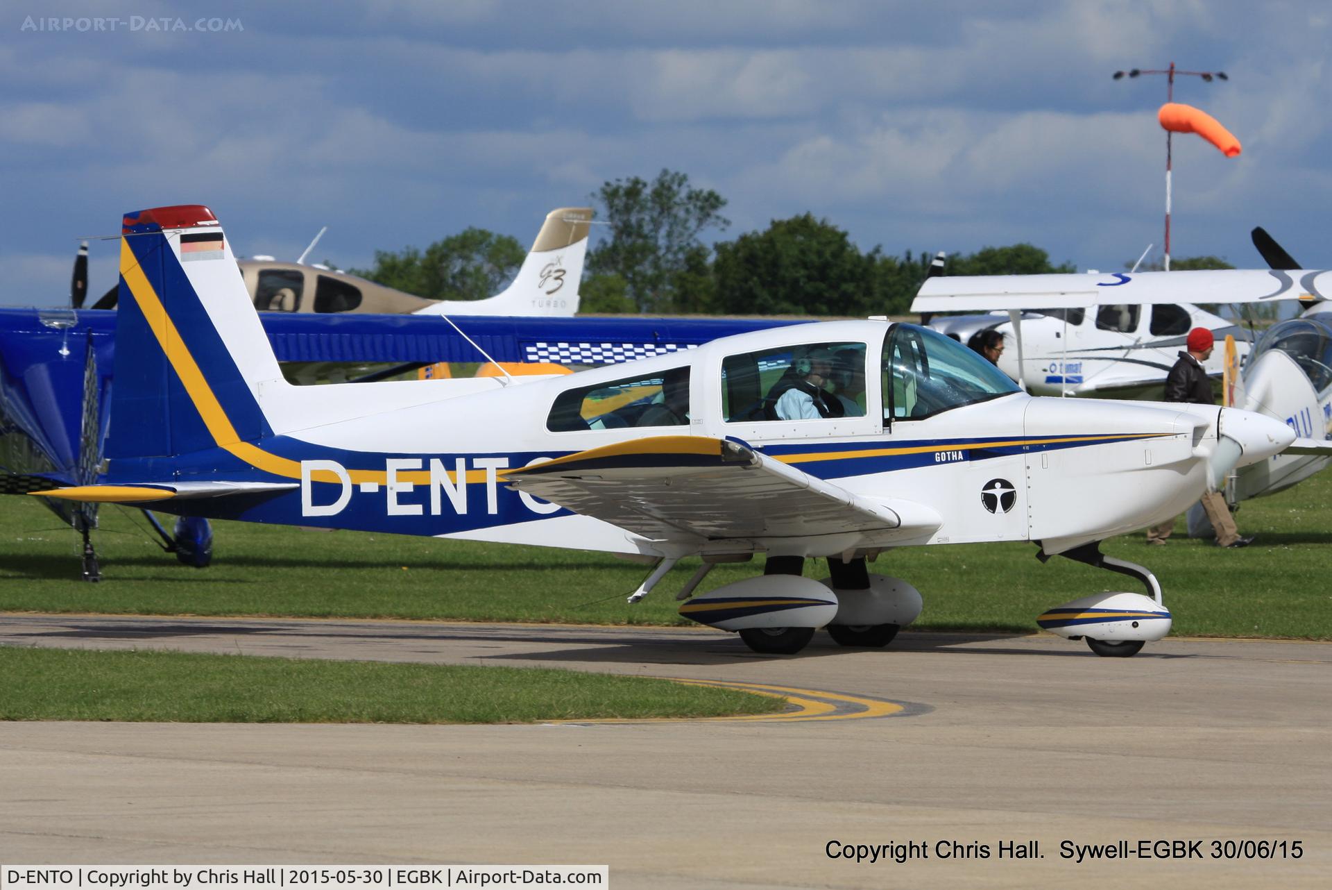 D-ENTO, 1993 American General AG-5B Tiger C/N 10166, at Aeroexpo 2015
