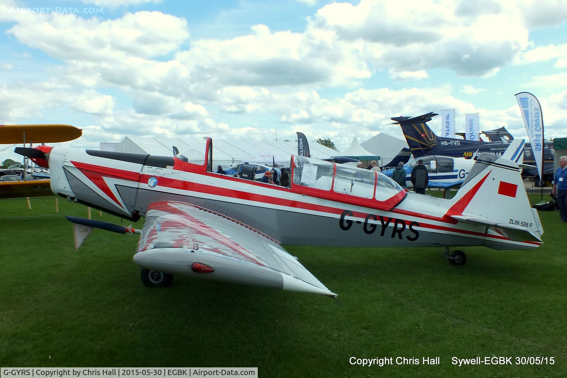G-GYRS, 1971 Zlin Z-526F Trener Master C/N 1238, at Aeroexpo 2015