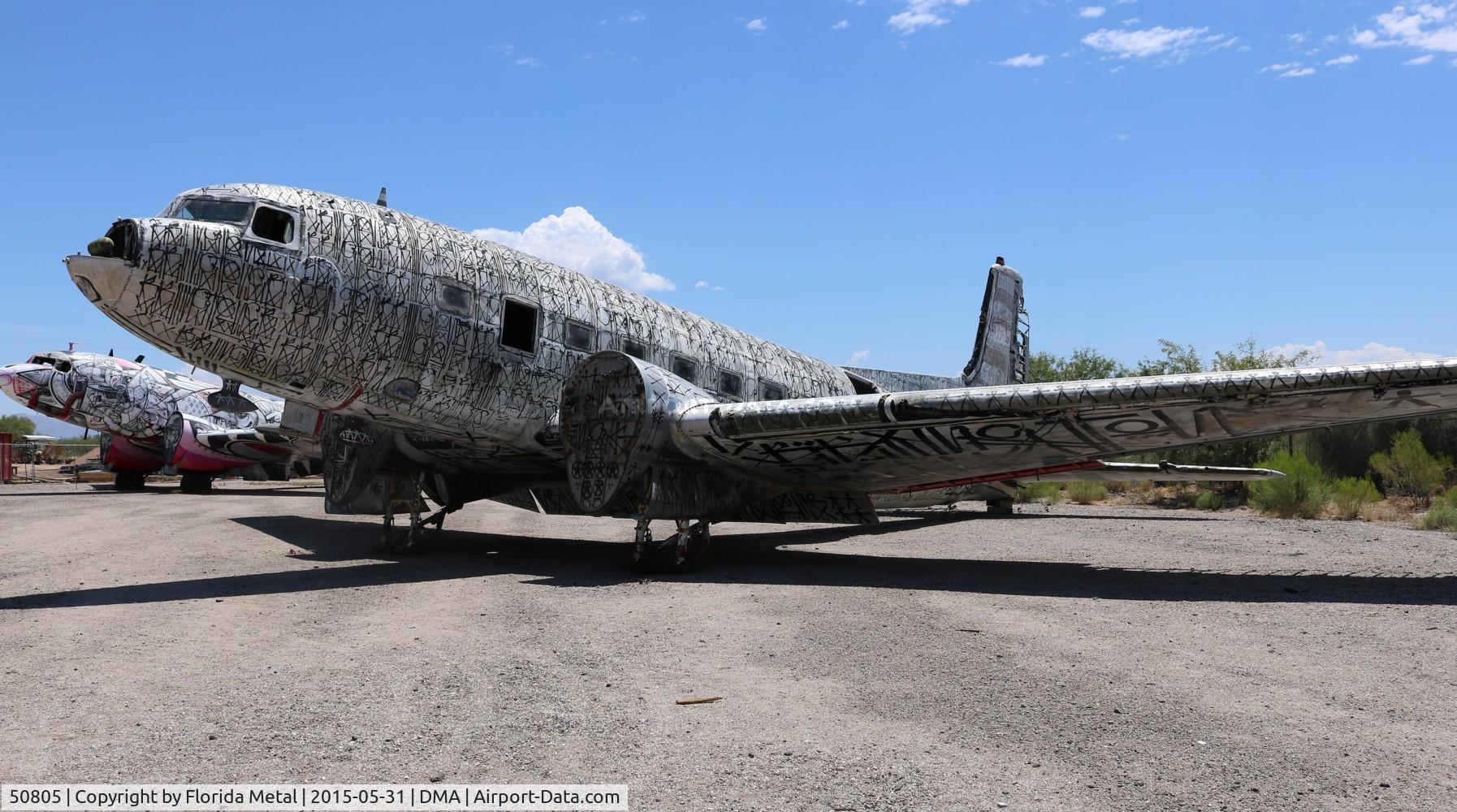 50805, Douglas RD-4-6 C/N n/a, RD4-6 as part of the boneyard art project at PIMA