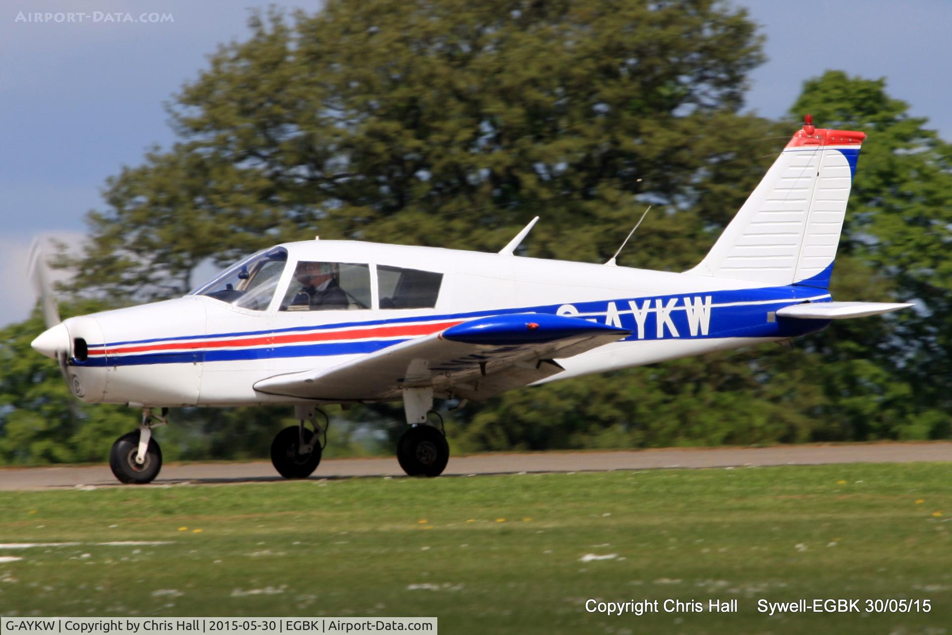 G-AYKW, 1970 Piper PA-28-140 Cherokee C/N 28-26931, at Aeroexpo 2015