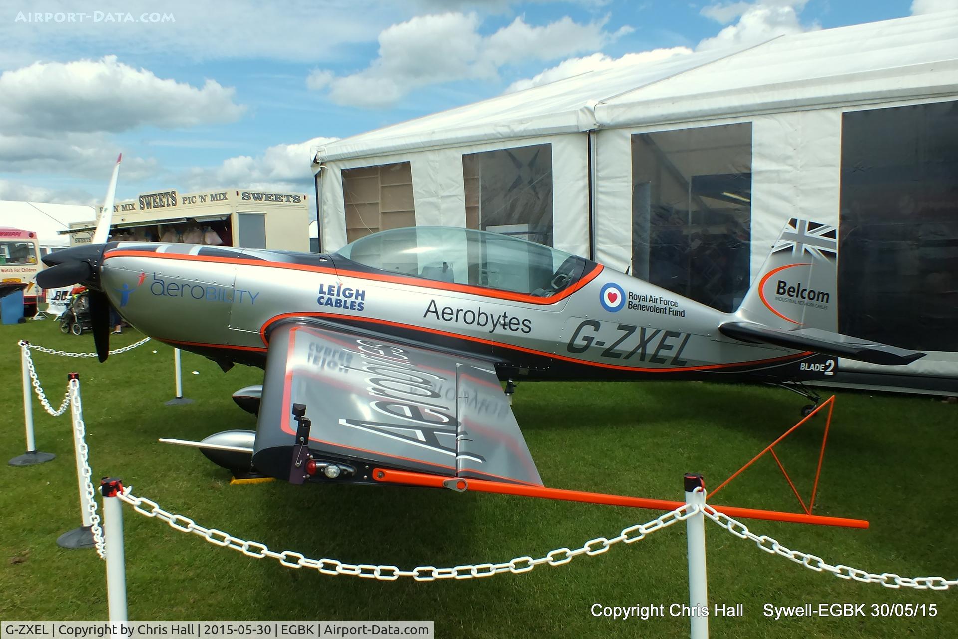 G-ZXEL, 2006 Extra EA-300L C/N 1224, at Aeroexpo 2015