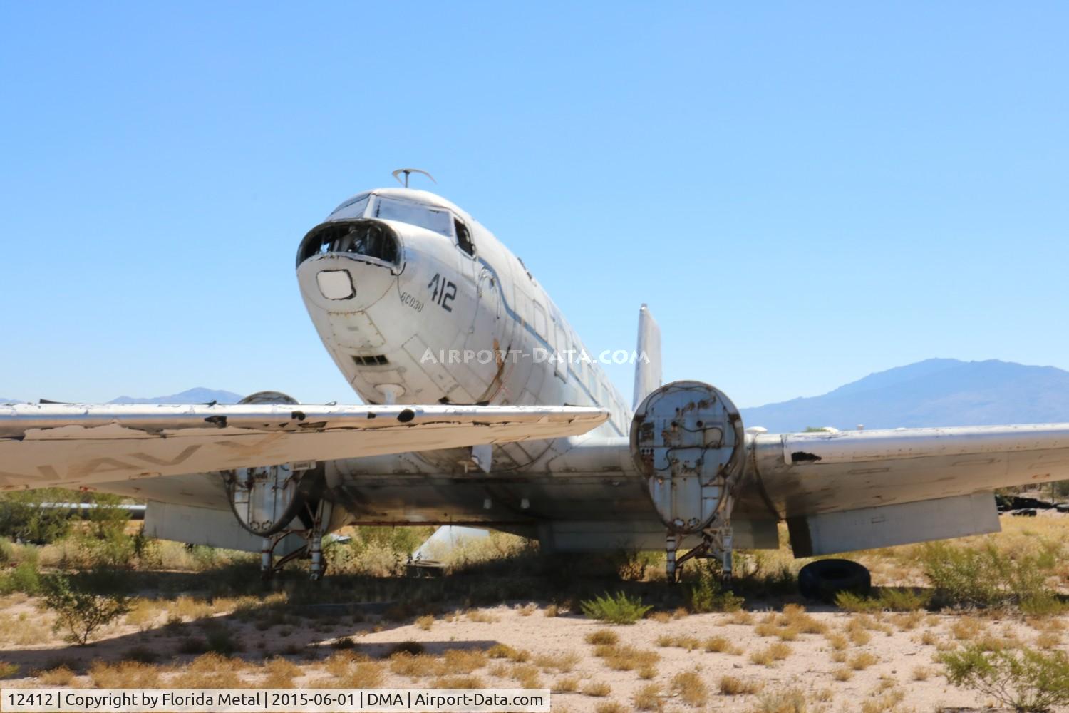 12412, 1942 Douglas RD4-8 C/N 43399, RD4-8 in private boneyard