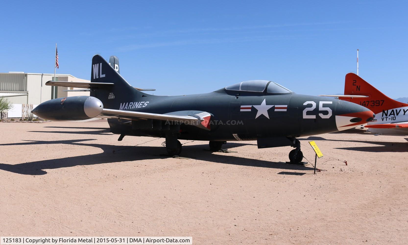 125183, Grumman F9F-5 Panther C/N Not found 125183, F9F-5 Panther