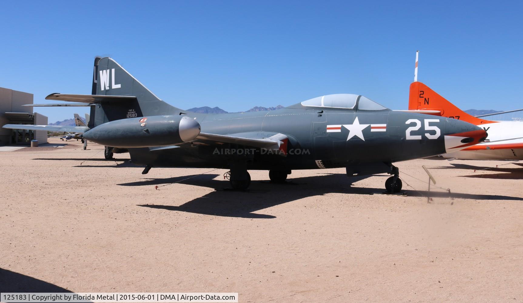 125183, Grumman F9F-5 Panther C/N Not found 125183, F9F-5