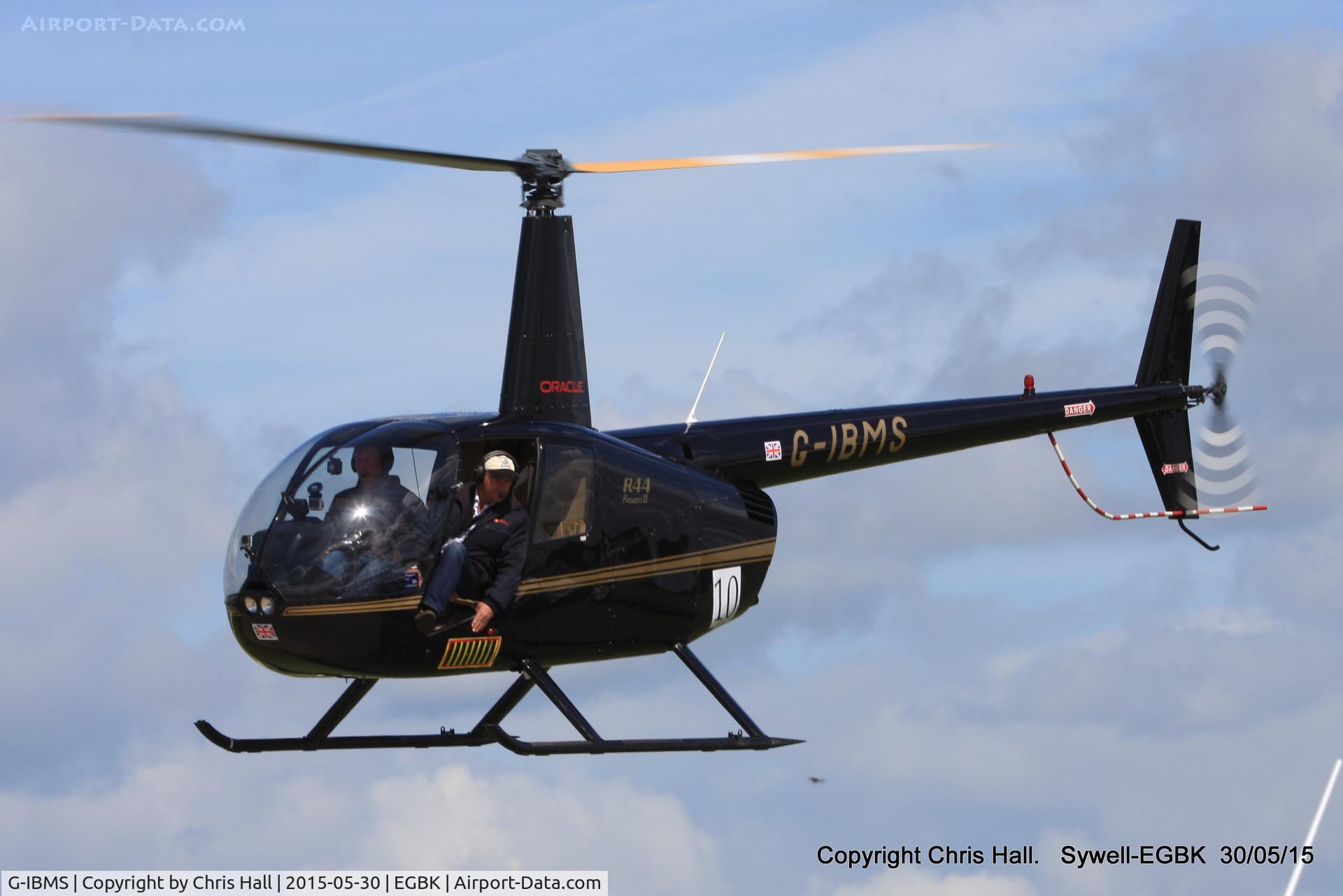 G-IBMS, 2006 Robinson R44 Raven II C/N 11287, at Aeroexpo 2015