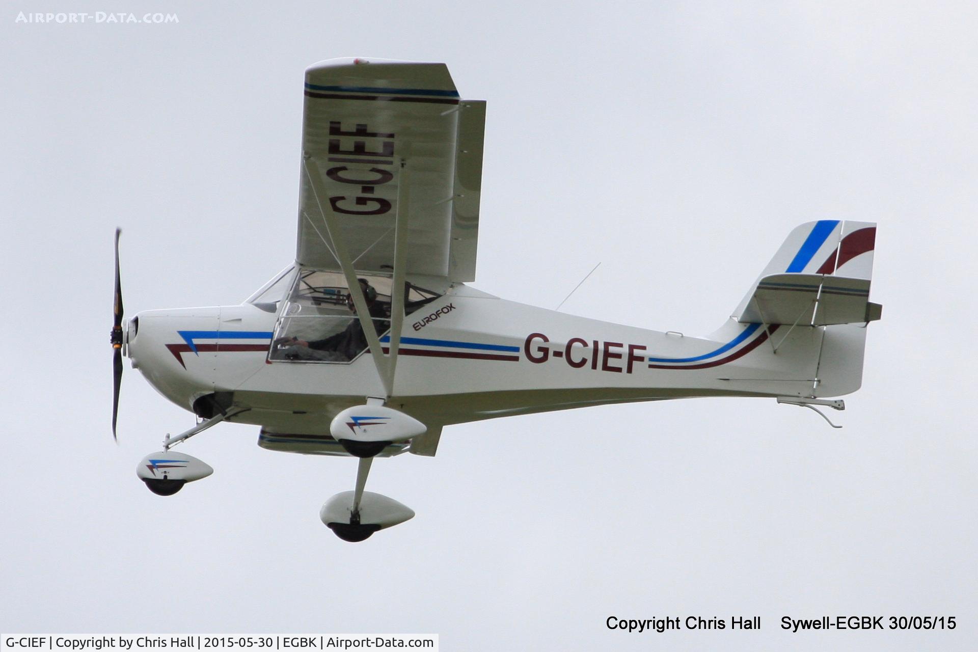 G-CIEF, 2014 Aeropro Eurofox 912(S) C/N LAA 376-15218, at Aeroexpo 2015