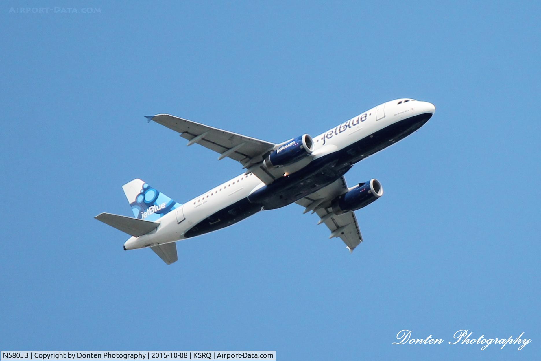 N580JB, 2003 Airbus A320-232 C/N 2136, JetBlue Flight 940 (N580JB) 