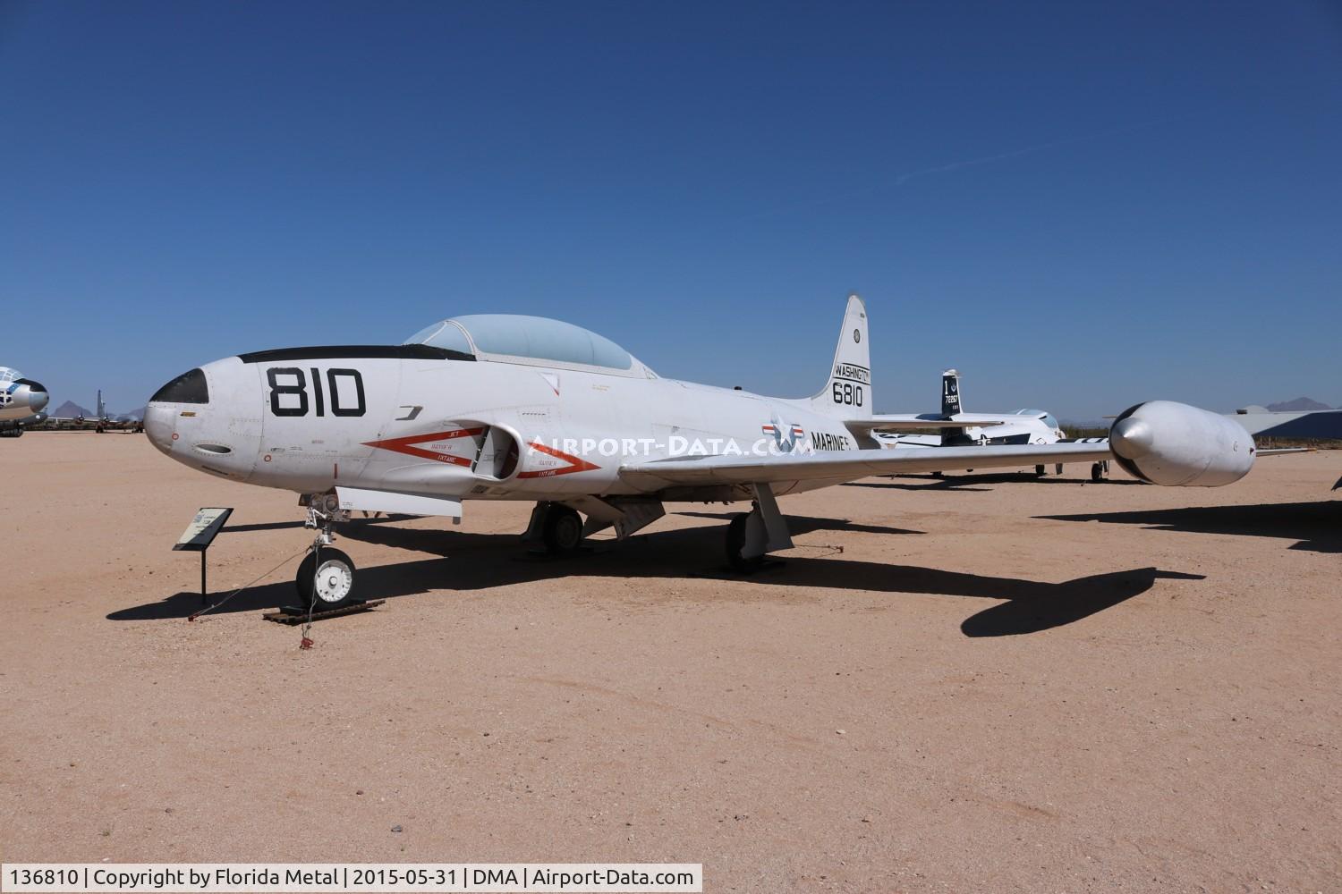 136810, Lockheed T-33B (TV-2 Seastar) C/N 580-7914, TV-2 (T-33) Seastar
