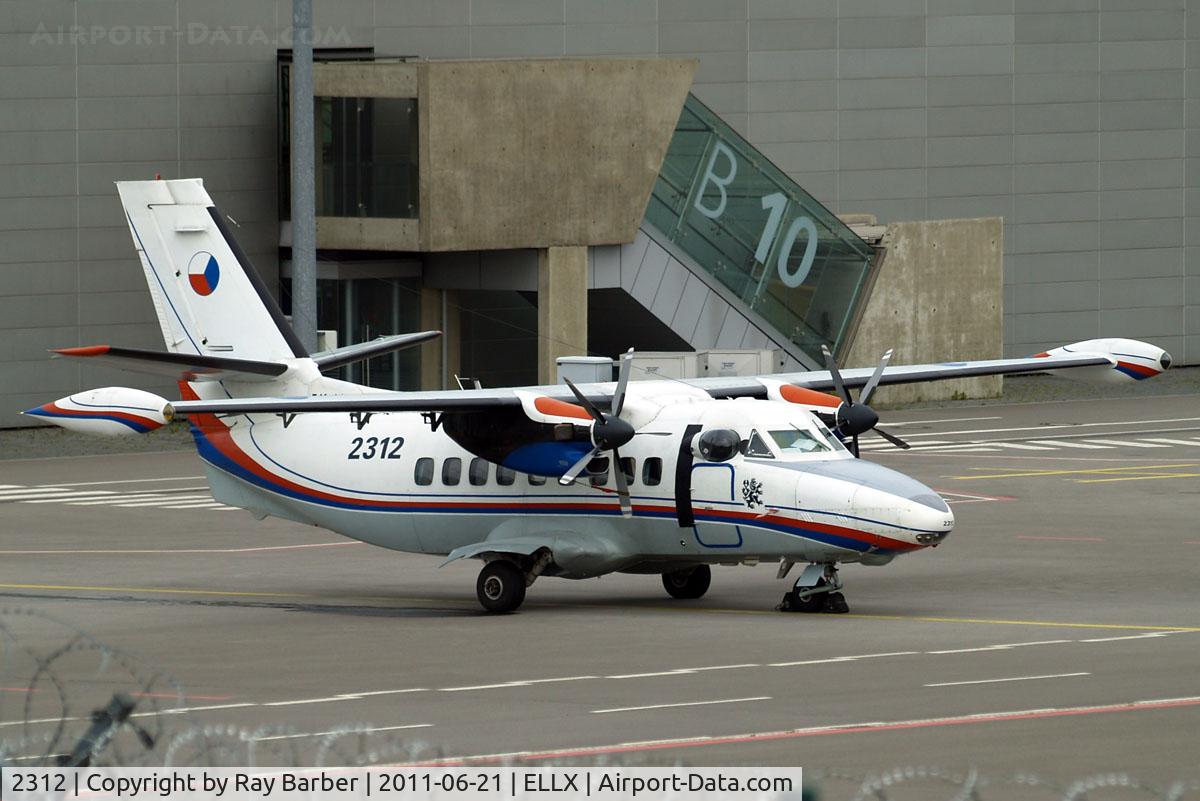 2312, Let L410UVP-E Turbolet C/N 892312, 2312   LET L-410UVP-E14 Turbolet [892312] (Czech Air Force) Luxembourg-Findel~LX 21/06/2011