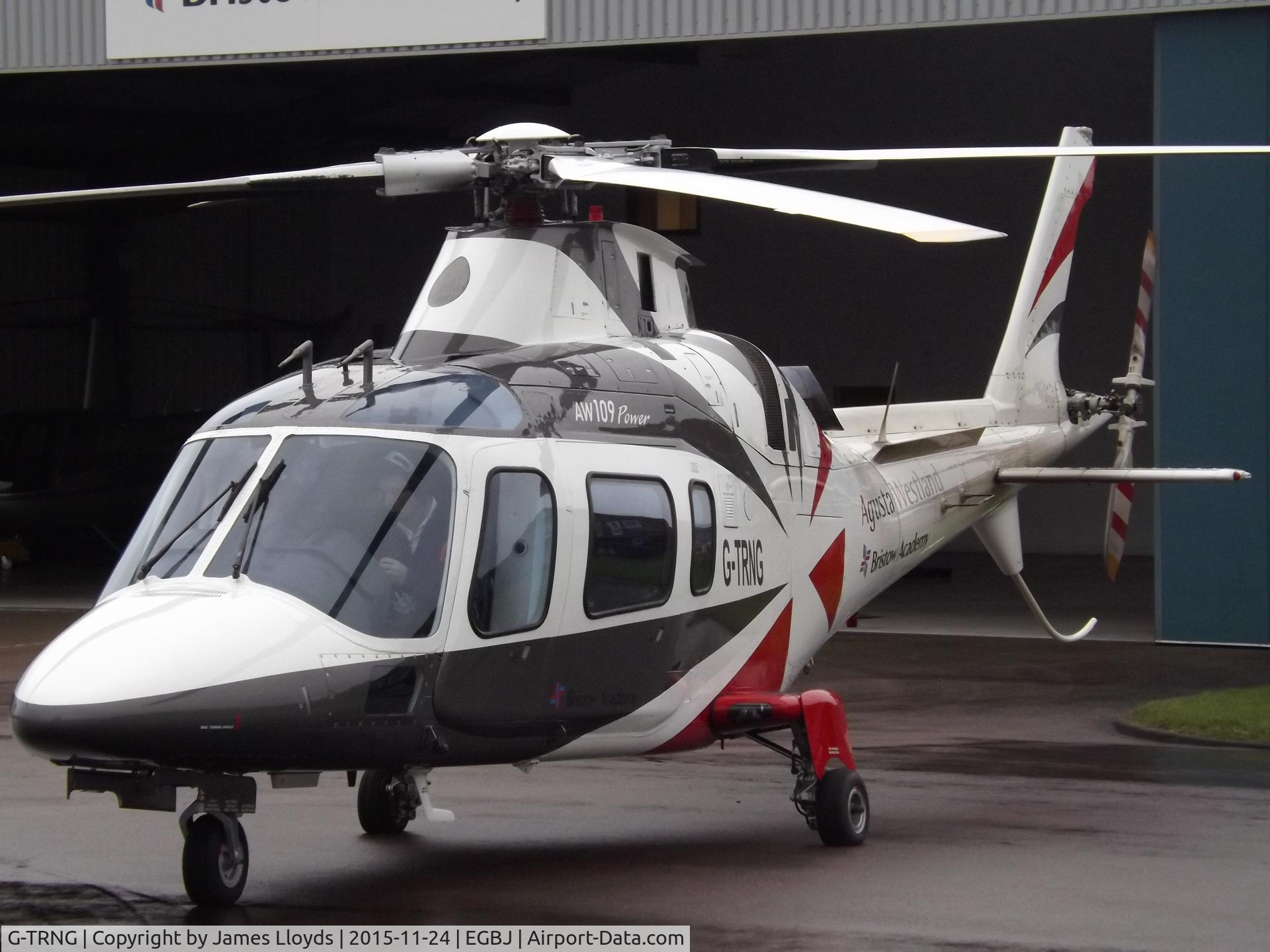 G-TRNG, 2002 Agusta A-109E Power C/N 11156, At Gloucestershire Airport.