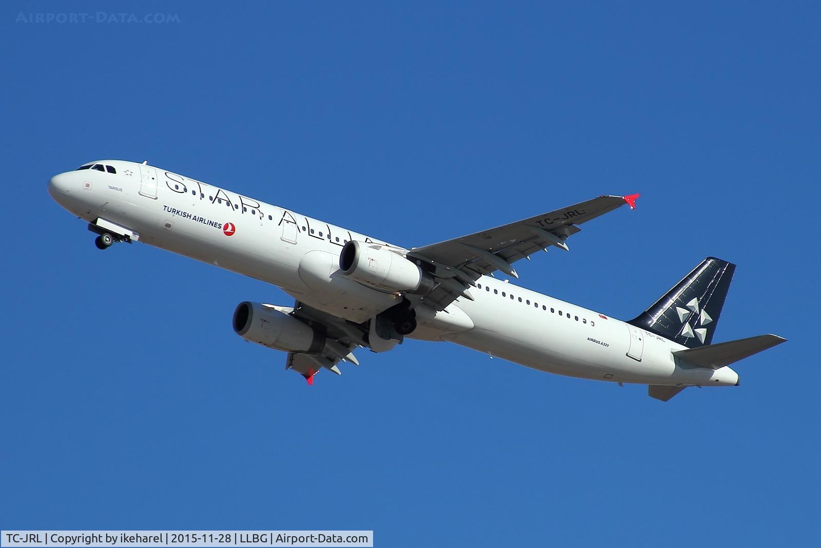 TC-JRL, 2008 Airbus A321-231 C/N 3539, Flight to Istanbul after T/O from runway 26.