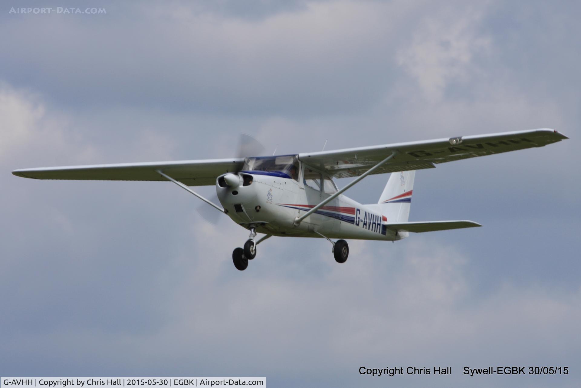 G-AVHH, 1967 Reims F172H Skyhawk C/N 0337, at Aeroexpo 2015
