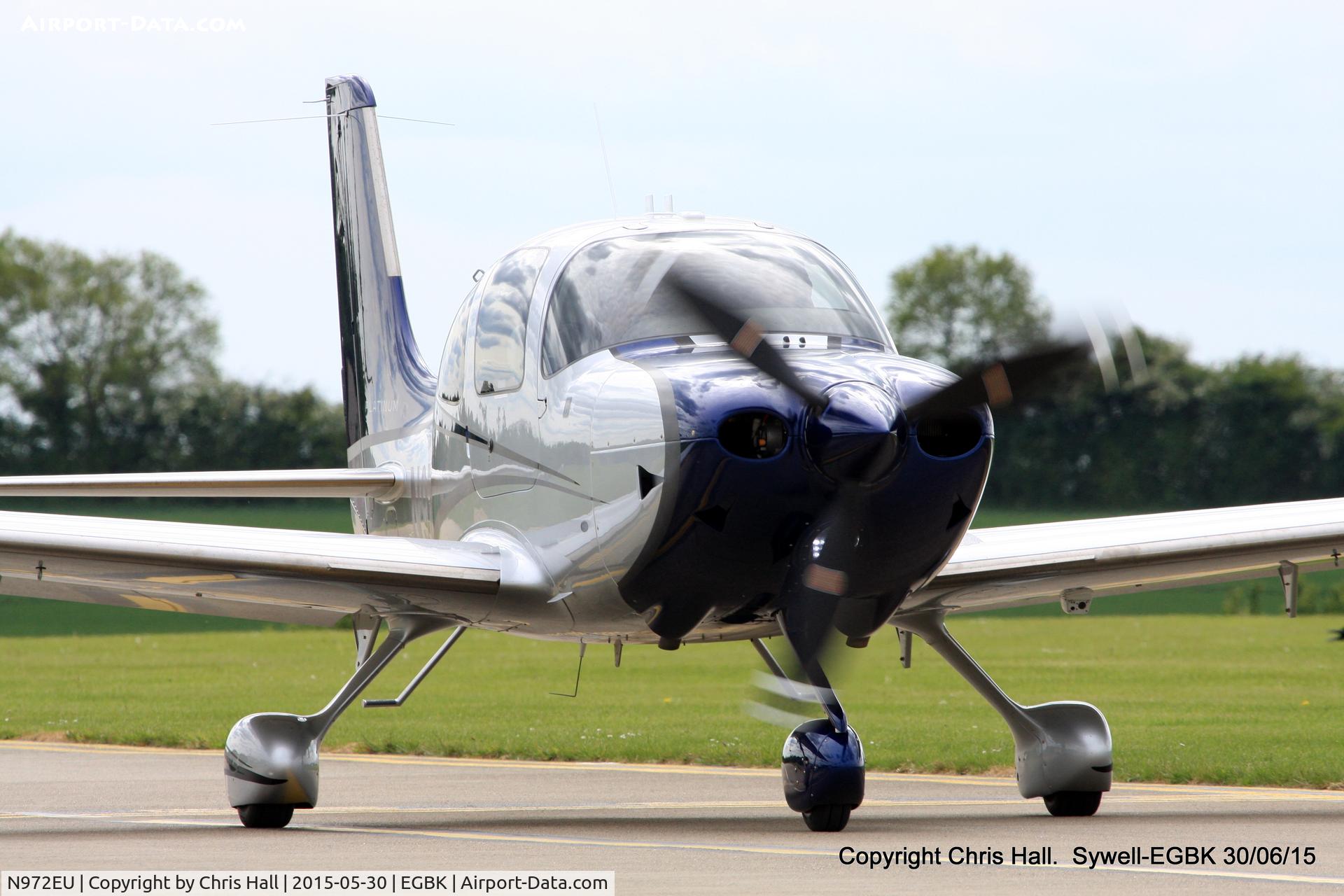 N972EU, 2015 Cirrus SR22T C/N 0972, at Aeroexpo 2015