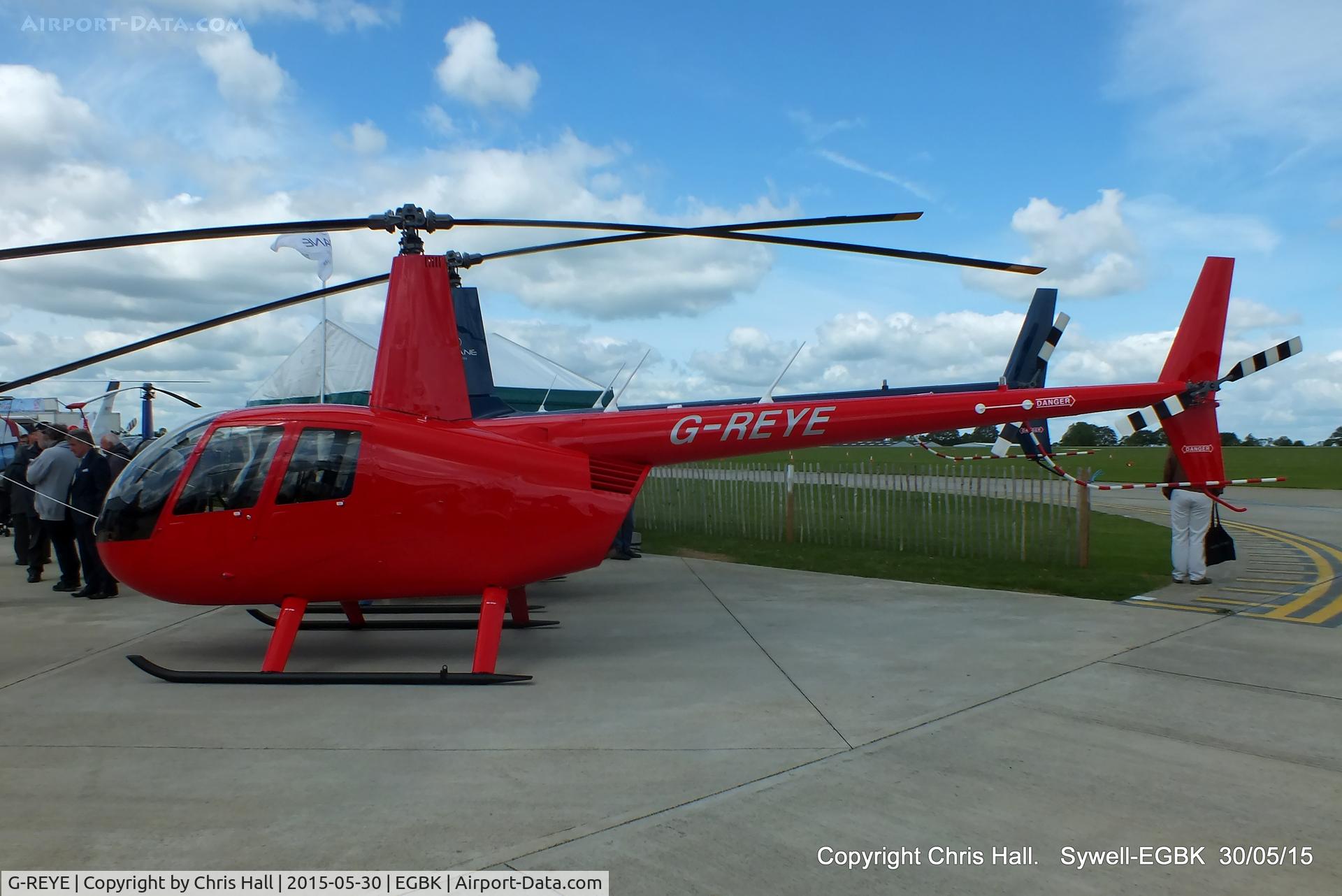 G-REYE, 2015 Robinson R44 Raven I C/N 2390, at Aeroexpo 2015