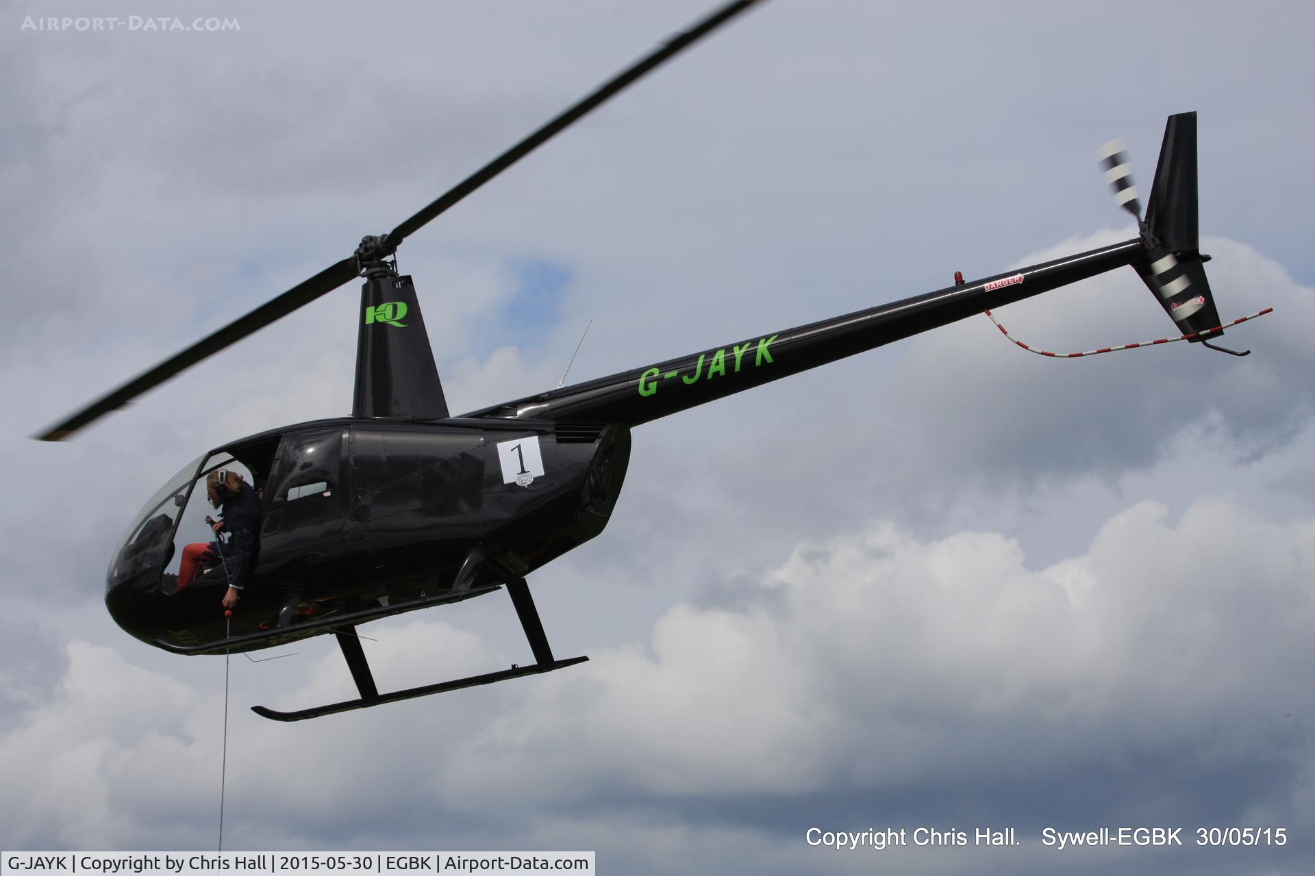 G-JAYK, 2003 Robinson R44 Raven II C/N 10147, at Aeroexpo 2015