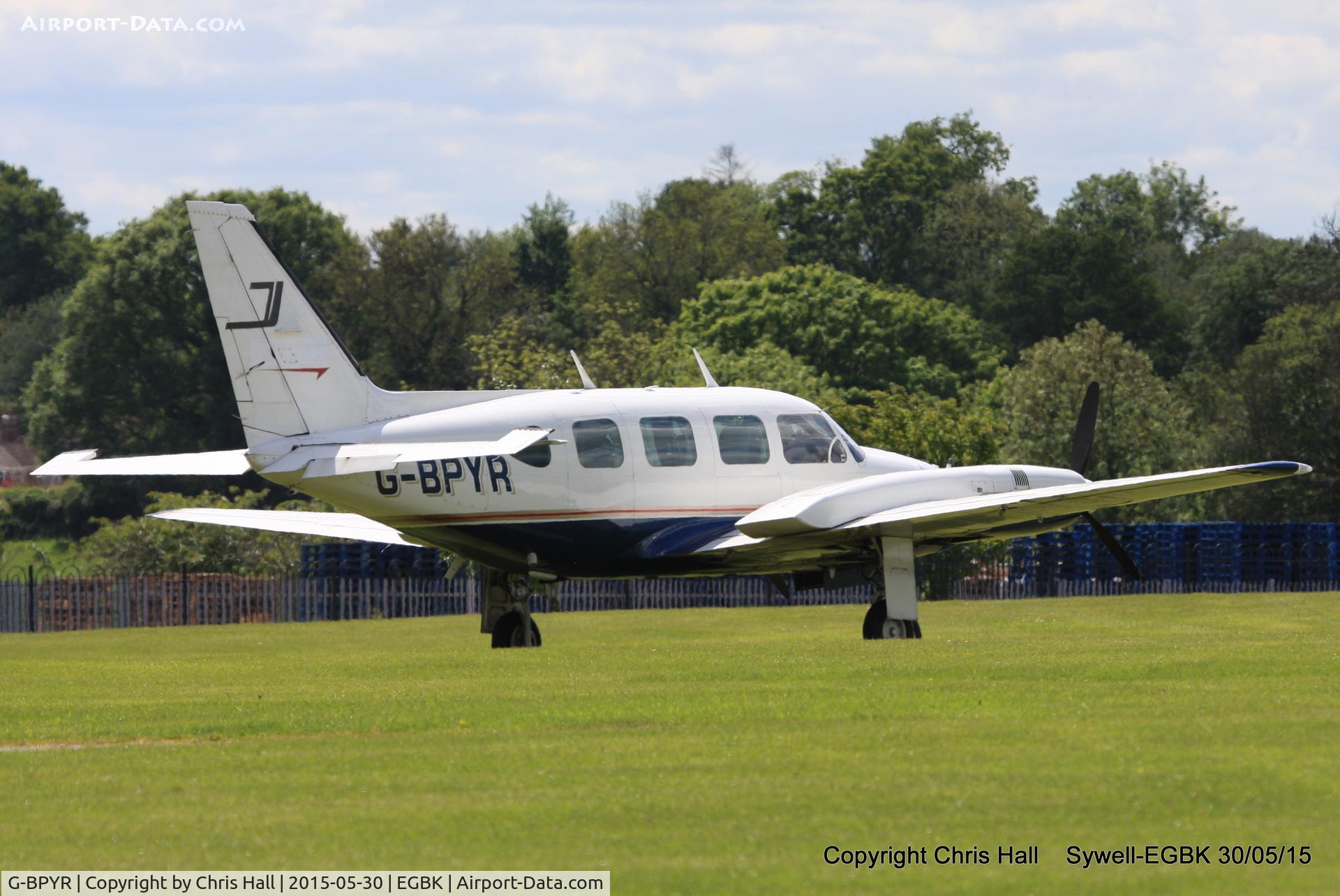 G-BPYR, 1977 Piper PA-31-310 C Navajo C/N 31-7812032, at Aeroexpo 2015