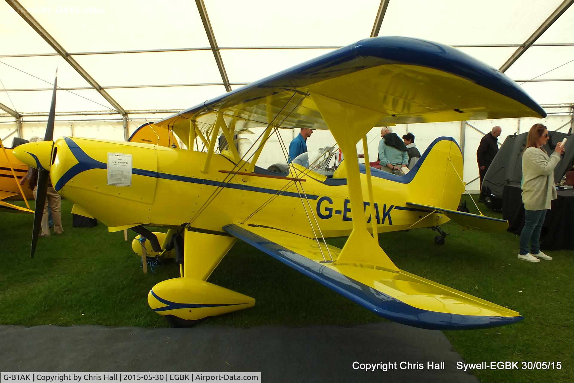 G-BTAK, 1983 EAA Acro Sport II C/N 1468, at Aeroexpo 2015