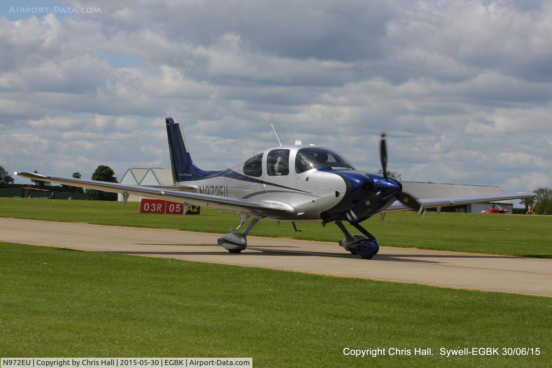 N972EU, 2015 Cirrus SR22T C/N 0972, at Aeroexpo 2015