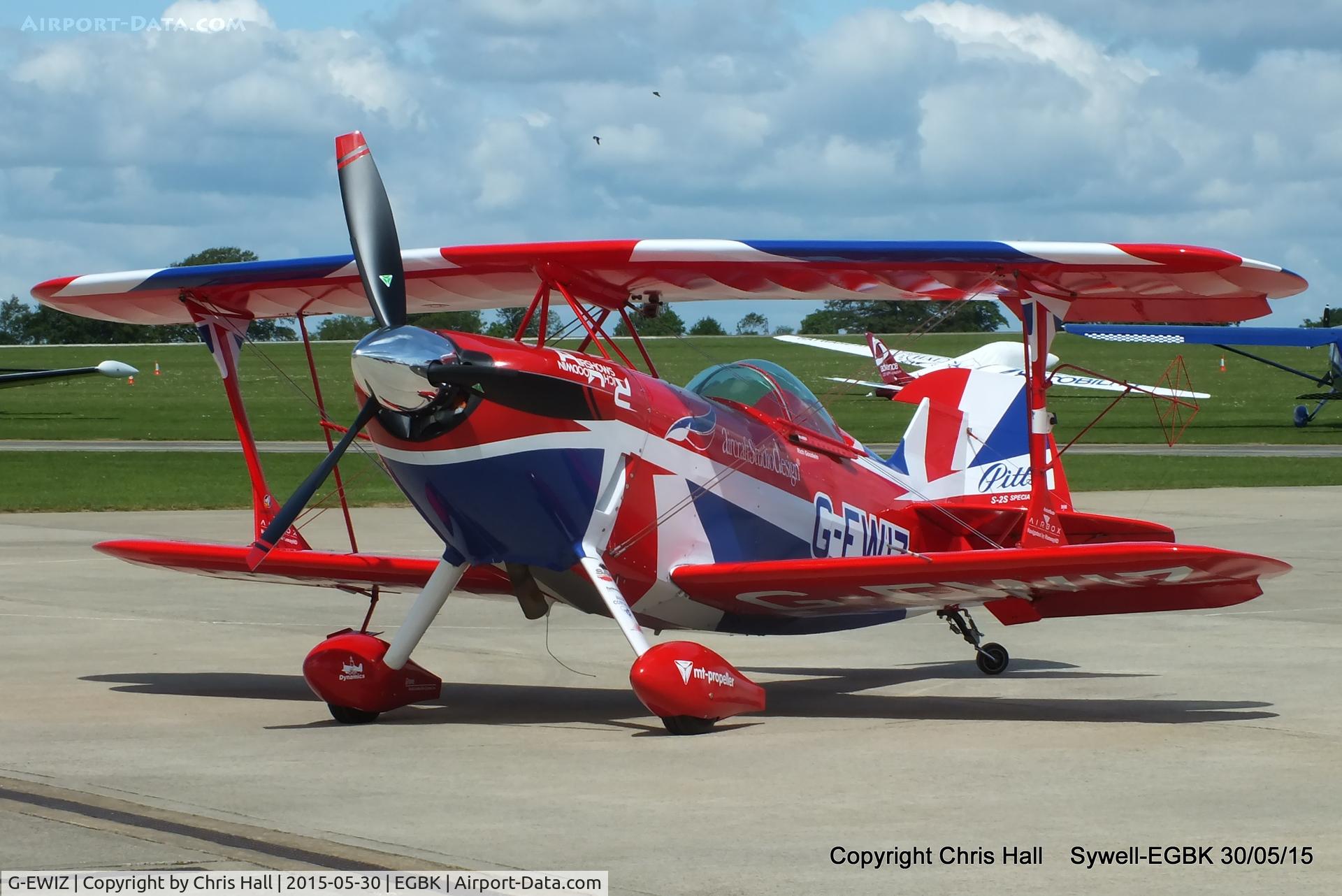 G-EWIZ, 1981 Pitts S-2S Special C/N S18, at Aeroexpo 2015