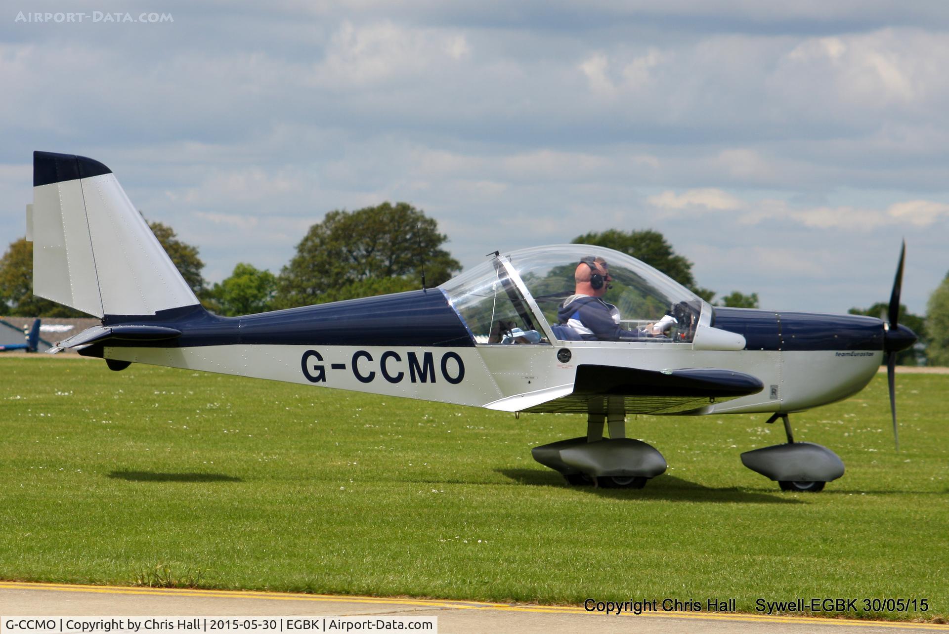 G-CCMO, 2003 Aerotechnik EV-97A Eurostar C/N PFA 315-14155, at Aeroexpo 2015